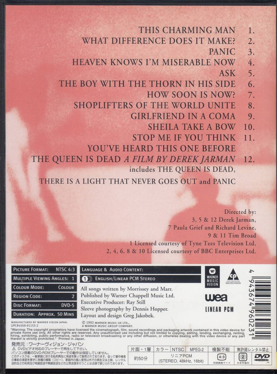 国 ザ・スミス / THE COMPLETE PICTURE 国内盤DVD◆規格番号■WPBR-90017◆送料無料■即決●交渉有_画像2