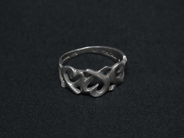 1円 TIFFANY&Co ティファニー ラビングハート SV925 リング 指輪 アクセサリー 約11号 レディース メンズ シルバー系 FS4056