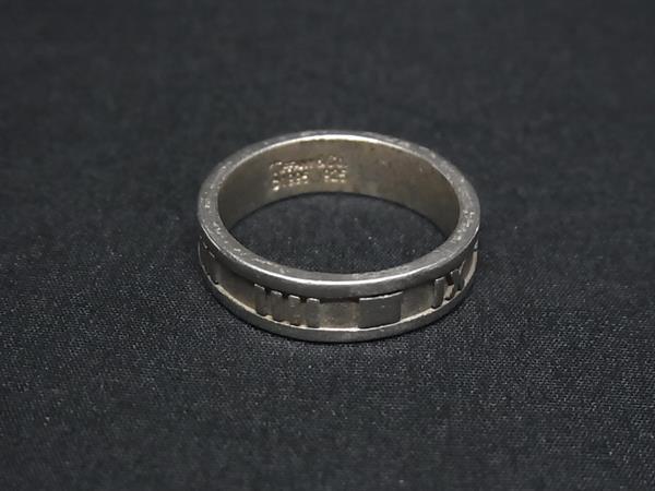 1円 TIFFANY&Co ティファニー アトラス SV925 リング 指輪 アクセサリー 約18号 メンズ シルバー系 FS4351