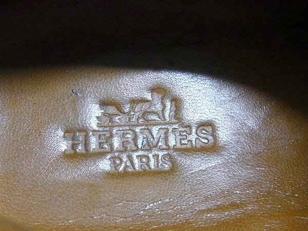 1円 HERMES エルメス レザー スリッポン スニーカー 表記サイズ 36 (約23.0cm) 靴 シューズ レディース レッドブラウン系 FP4978