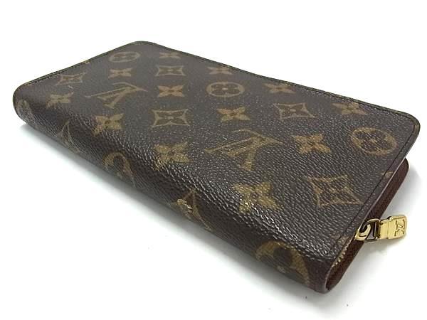 1円 ■美品■ LOUIS VUITTON ルイヴィトン M61727 モノグラム ポルトモネジップ ラウンドファスナー 長財(cái)布 ウォレット ブラウン系 FP4522