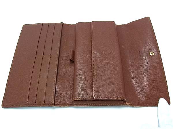 1円 LOUIS VUITTON ルイヴィトン M61215 モノグラム ポルトトレゾール インターナショナル 三つ折り 長財布 ウォレット ブラウン系 FN6512