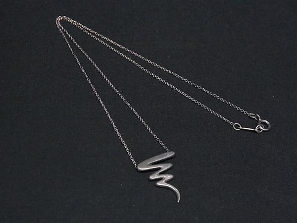 1円 TIFFANY&Co ティファニー パロマピカソ スクリブル SV925 ネックレス ペンダント アクセサリー メンズ レディース シルバー系 FP6043