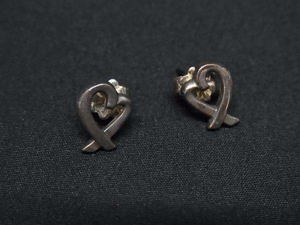 1円 TIFFANY&Co ティファニー パロマピカソ ラビングハート SV925 ピアス アクセサリー レディース シルバー系 FP6121