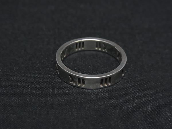 1円 ■美品■ TIFFANY&Co ティファニー アトラス SV925 リング 指輪 アクセサリー 約8号 レディース シルバー系 FP6465