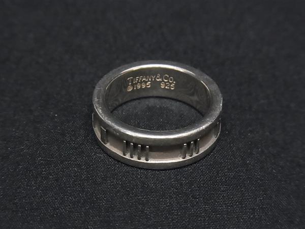 1円 ■美品■ TIFFANY&Co ティファニー アトラス SV925 リング 指輪 アクセサリー 約8号 レディース シルバー系 FP6759