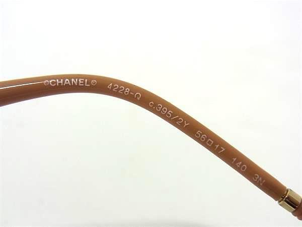 1円 ■極美品■ CHANEL シャネル 4228-Q c.395/2Y ココマーク ミラーレンズ サングラス メガネ 眼鏡 レディース ピンク系 FP7321