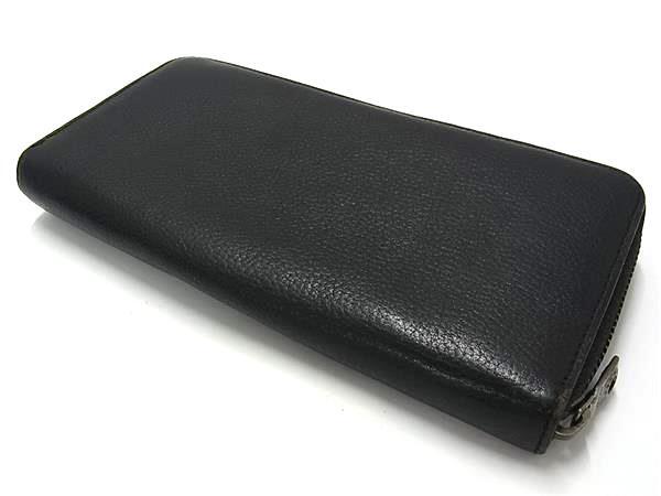 HUNTING WORLD ハンティングワールド レザー ラウンドファスナー 長(zhǎng)財(cái)布 ウォレット 小銭入れ 札入れ カード入れ ブラック系 DH0046