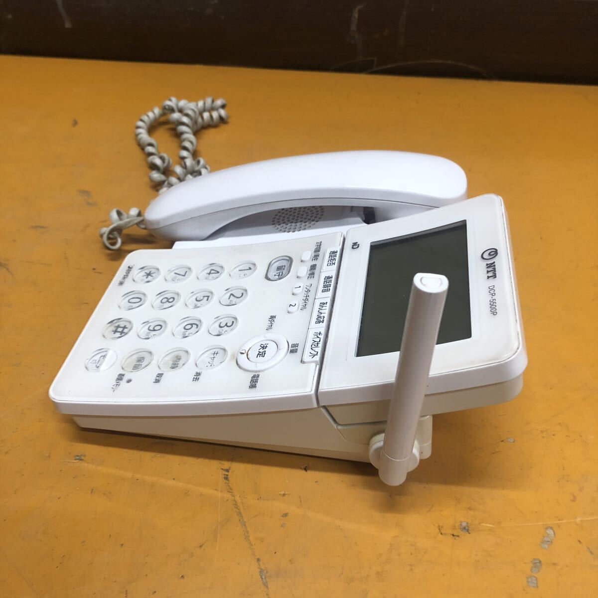 DCP-5500P NTT 電話機　通電のみ確認　現状品_画像5