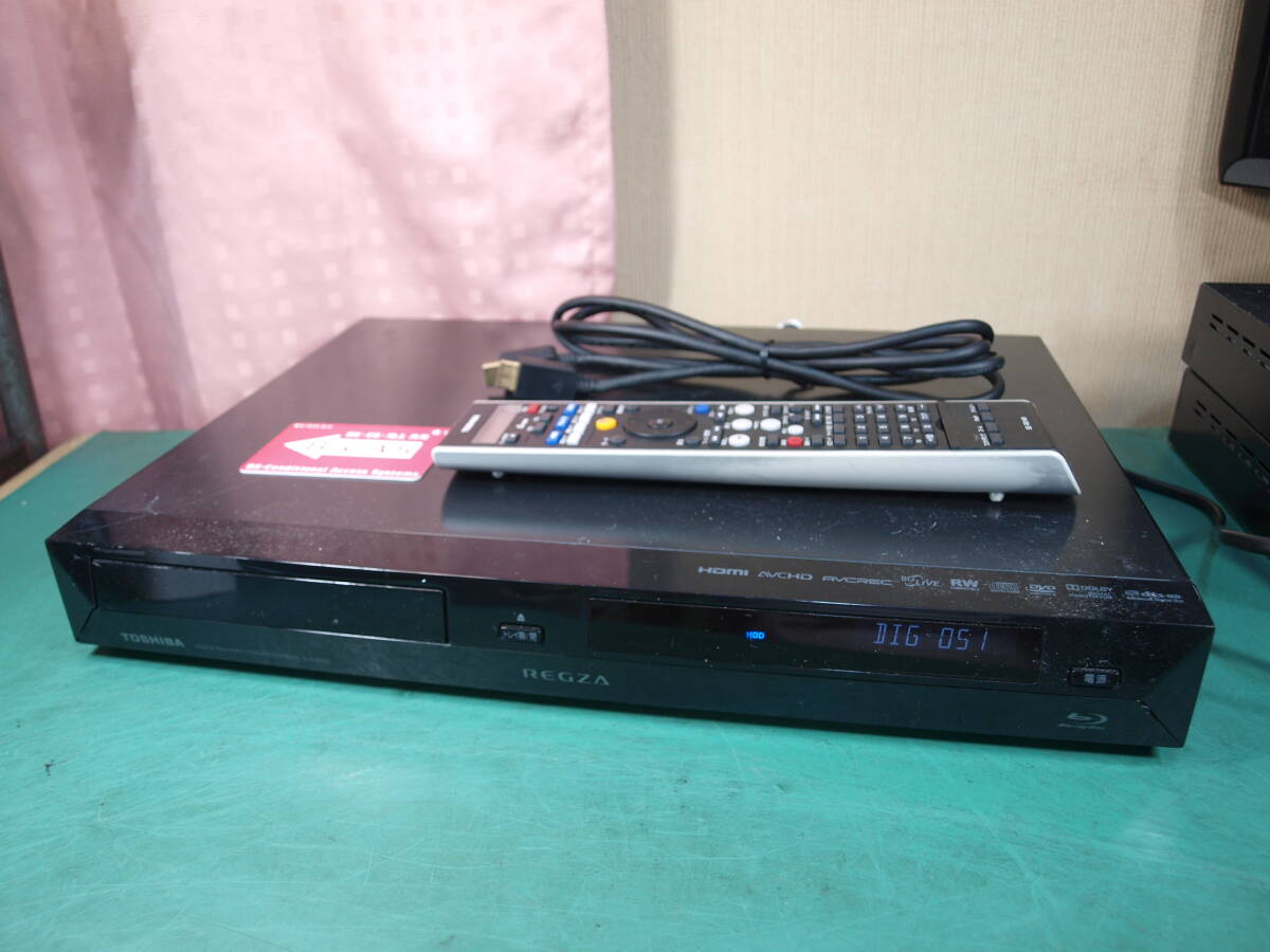 東芝 320GB HDD/BDレコーダー D-BZ500 HD0 B-CASリモコンHDMIケーブル付