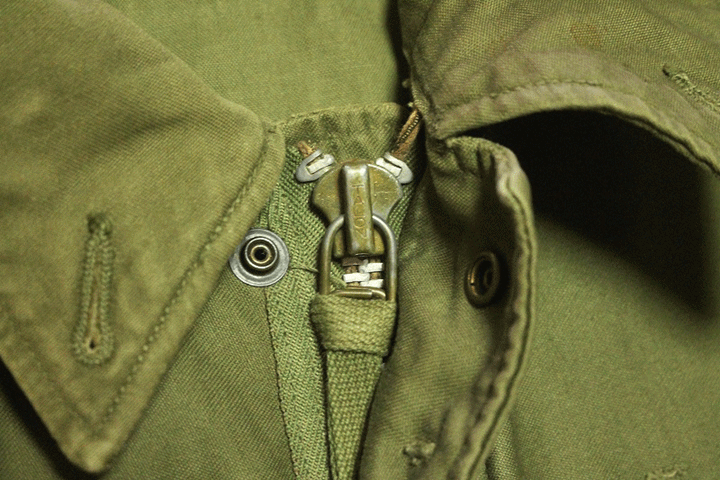 【SMALL】 50's M-51 フィールド ジャケット 米軍 実物 U.S.ARMY TALON 1956年製 ミリタリー ビンテージ ヴィンテージ 古着 オールド KY25_画像6