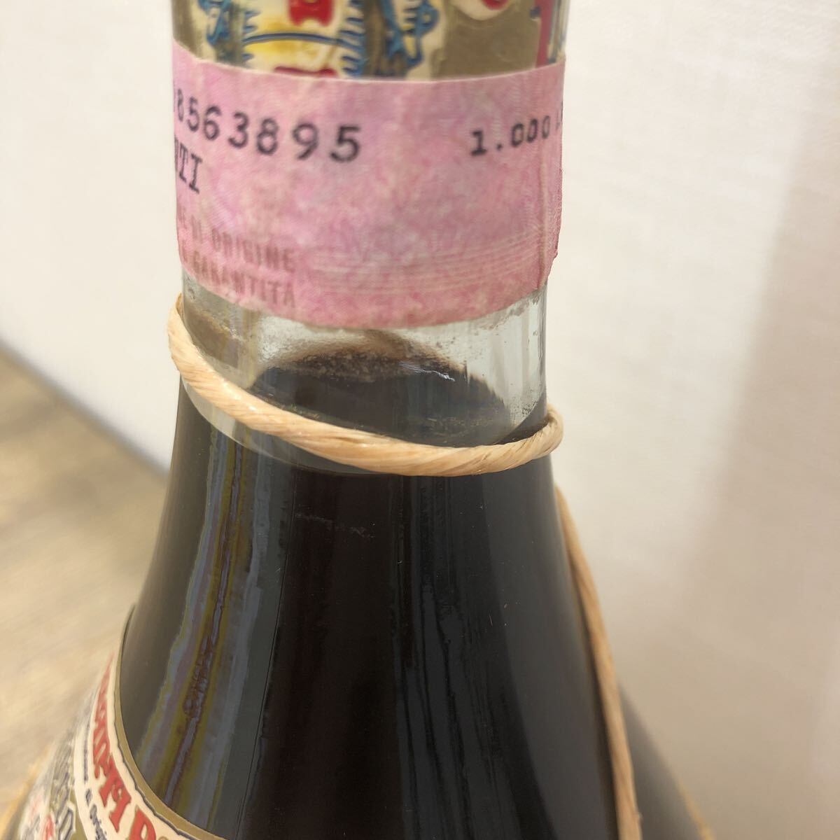 古酒未開栓 1994年 キャンティ?ルフィナ 1000ml 12.5% ファット?ディ?ヴェトリチェ 1L 赤 ワイン 同梱不可