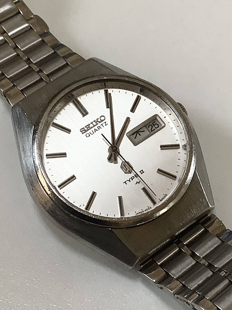 11007) セイコー クォーツTYPE2 OH済 電池交換済_画像1