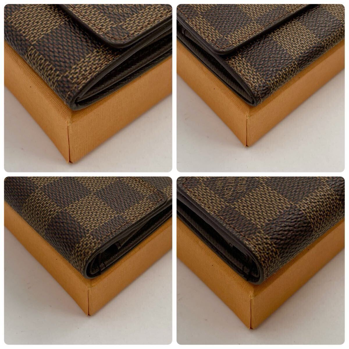 【極美品】LOUIS VUITTON ルイ　ヴィトン ダミエ ポルトモネ プラ コインケース　コンパクト　小銭入れ ユニセックス 841