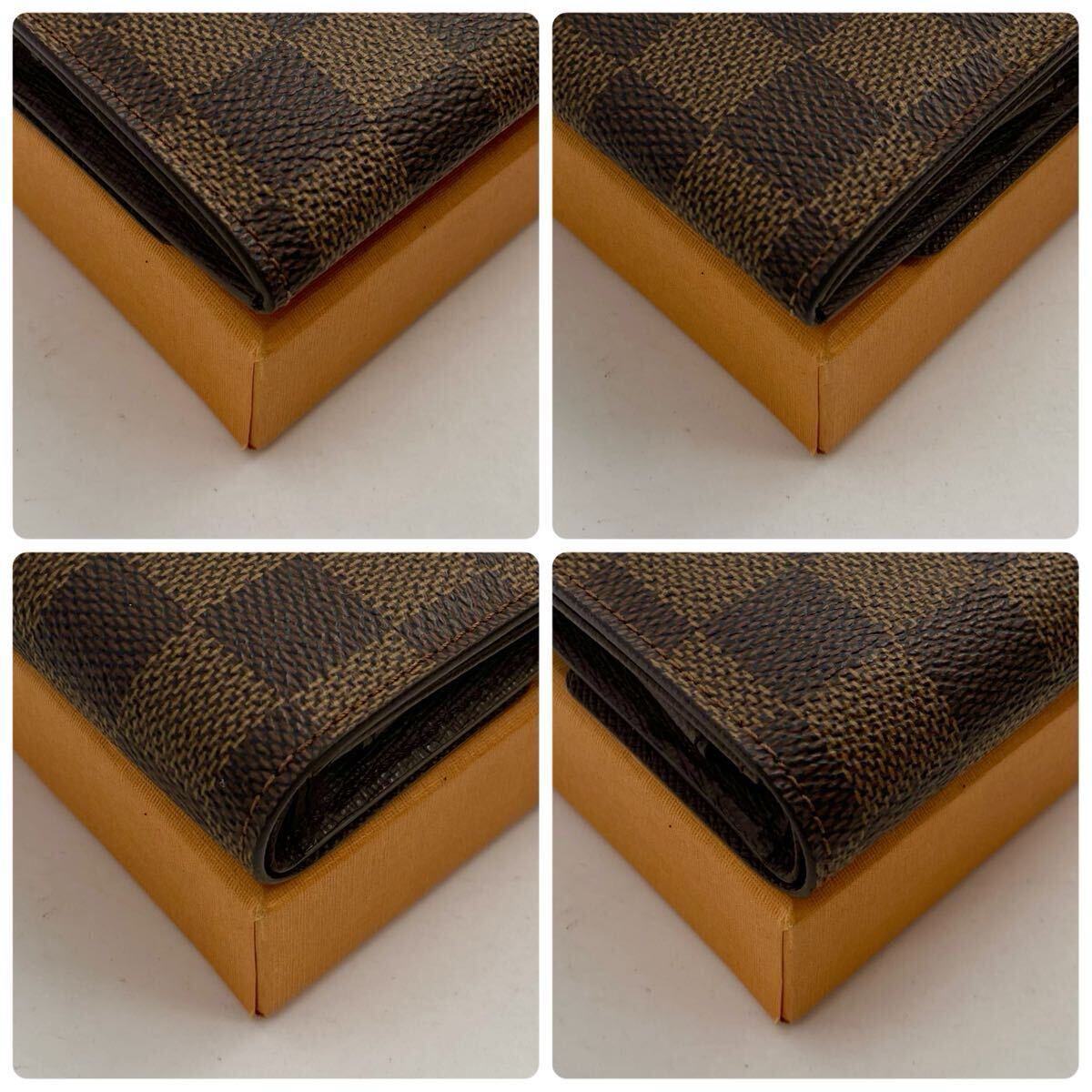 【極美品】LOUIS VUITTON ルイ　ヴィトン ダミエ ポルトモネ プラ コインケース　コンパクト　小銭入れ ユニセックス 841