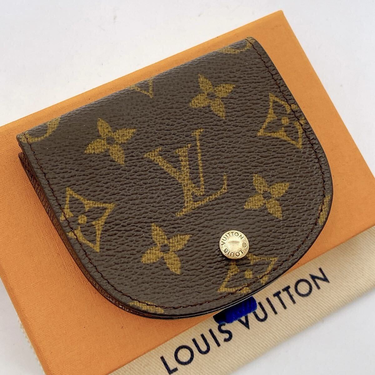 【極美品】LOUIS VUITTON ルイヴィトン モノグラム ポルトモネ グゼ コインケース 小銭入れ コインパース ユニセックス　903