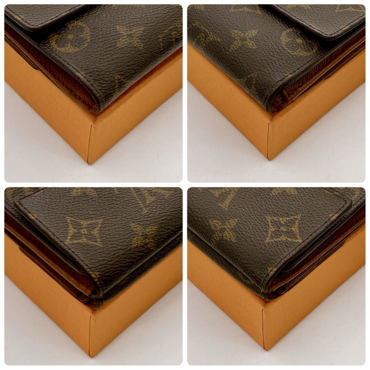 【極美品に近い】ルイヴィトン モノグラム ポルトフォイユ エリーズ Wホック財布 両面財布 コンパクト　LOUIS VUITTON ユニセックス　839