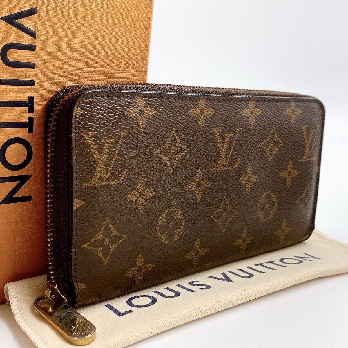 【美品】ルイヴィトン　モノグラム　ジッピーウォレット　ラウンドファスナー　長(zhǎng)財(cái)布　LOUIS VUITTON ユニセックス　892