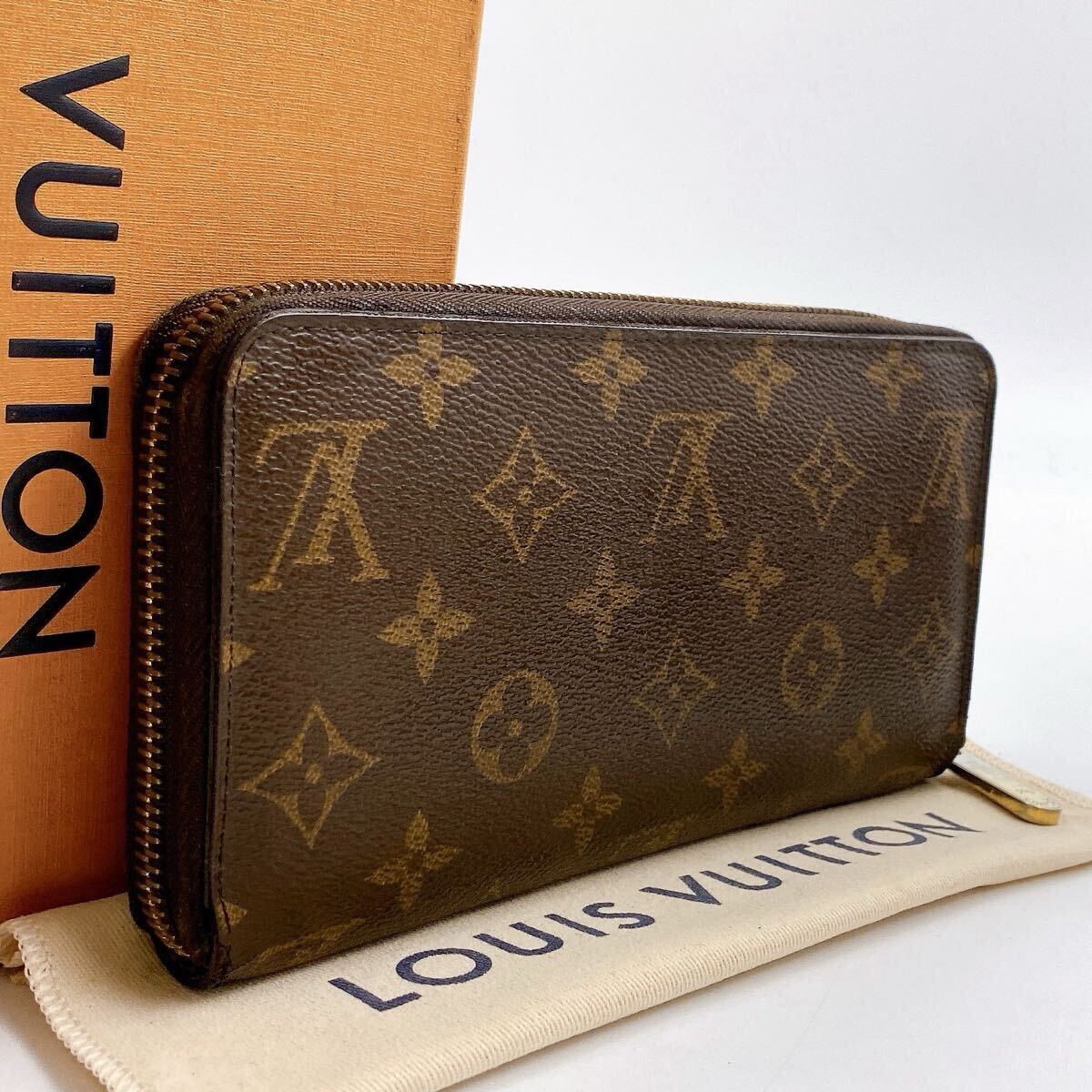 【美品】ルイヴィトン　モノグラム　ジッピーウォレット　ラウンドファスナー　長(zhǎng)財(cái)布　LOUIS VUITTON ユニセックス　892