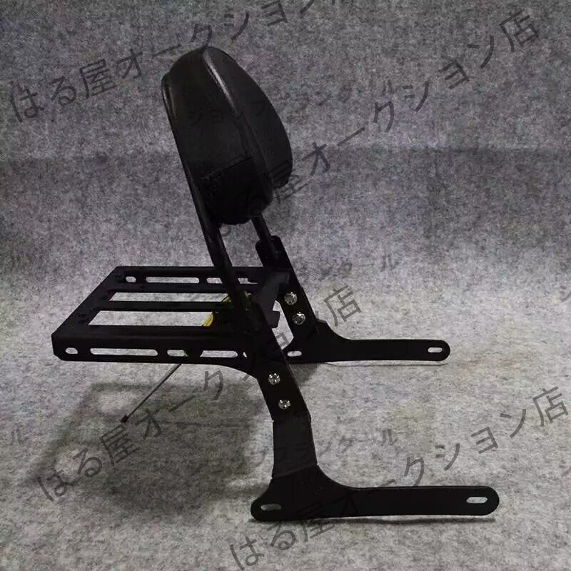 ブラックー ハーレー 2006以降ダイナ デタッチャブル シーシーバーバックレスト ラック荷臺 / FXD、 FXDC、 FXDL. FXDX