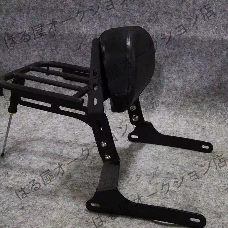 ブラックー ハーレー 2006以降ダイナ デタッチャブル シーシーバーバックレスト ラック荷臺 / FXD、 FXDC、 FXDL. FXDX