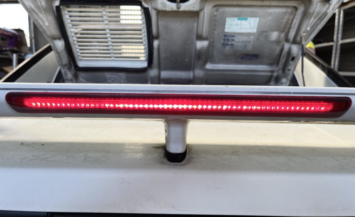 AW11 MR2 後期 純正 トランク リアスポイラー ウイング トランクスポイラー LED ハイマウント ストップランプ 4A-GZE TOYOTA JDM（ひA）_画像9