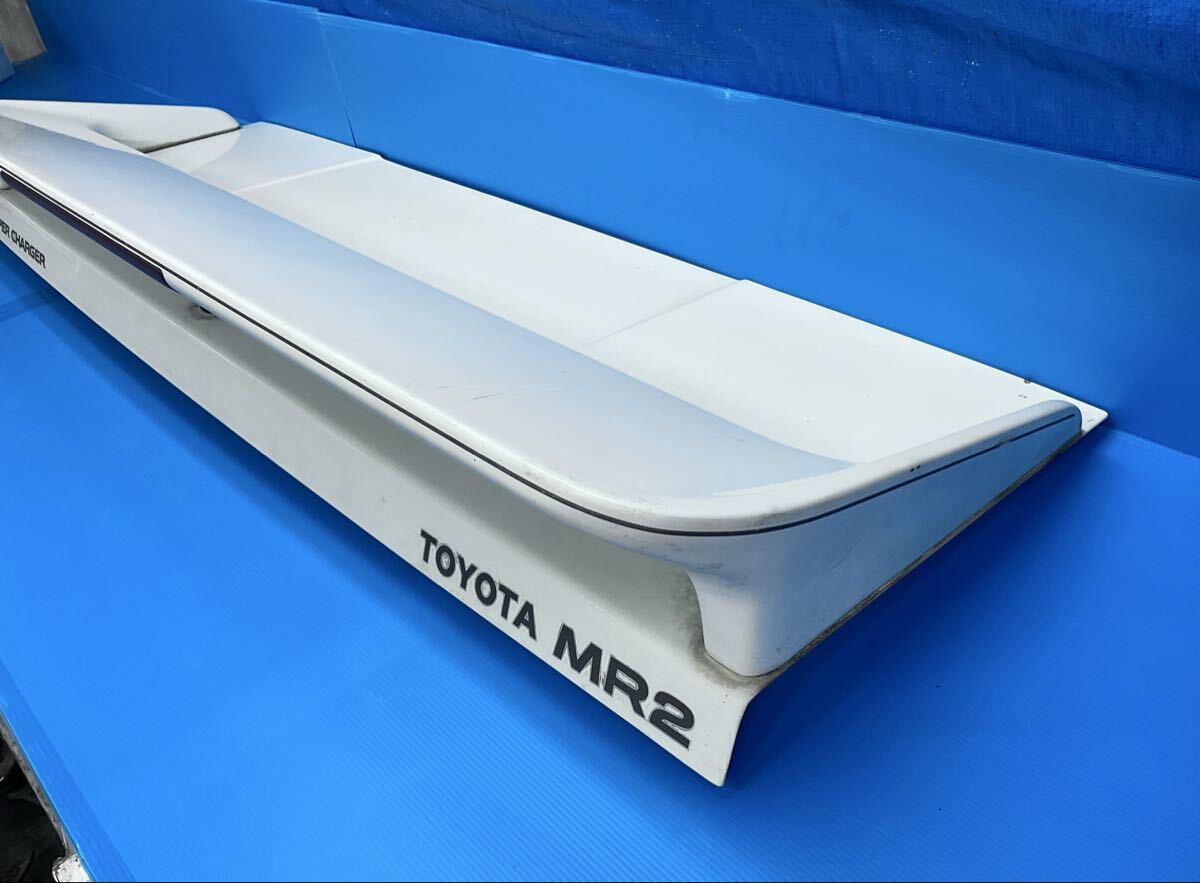 AW11 MR2 後期 純正 トランク リアスポイラー ウイング トランクスポイラー LED ハイマウント ストップランプ 4A-GZE TOYOTA JDM（ひA）_画像4