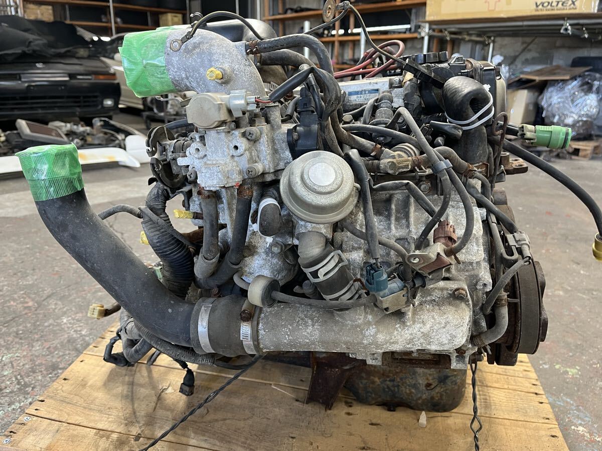 昭和62年式 1987yr AW11 MR2 後期 純正 4A-GZE エンジン assy スーパーチャージャー 実動 45054km Gリミテッド TOYOTA JDM（ひM）_画像7