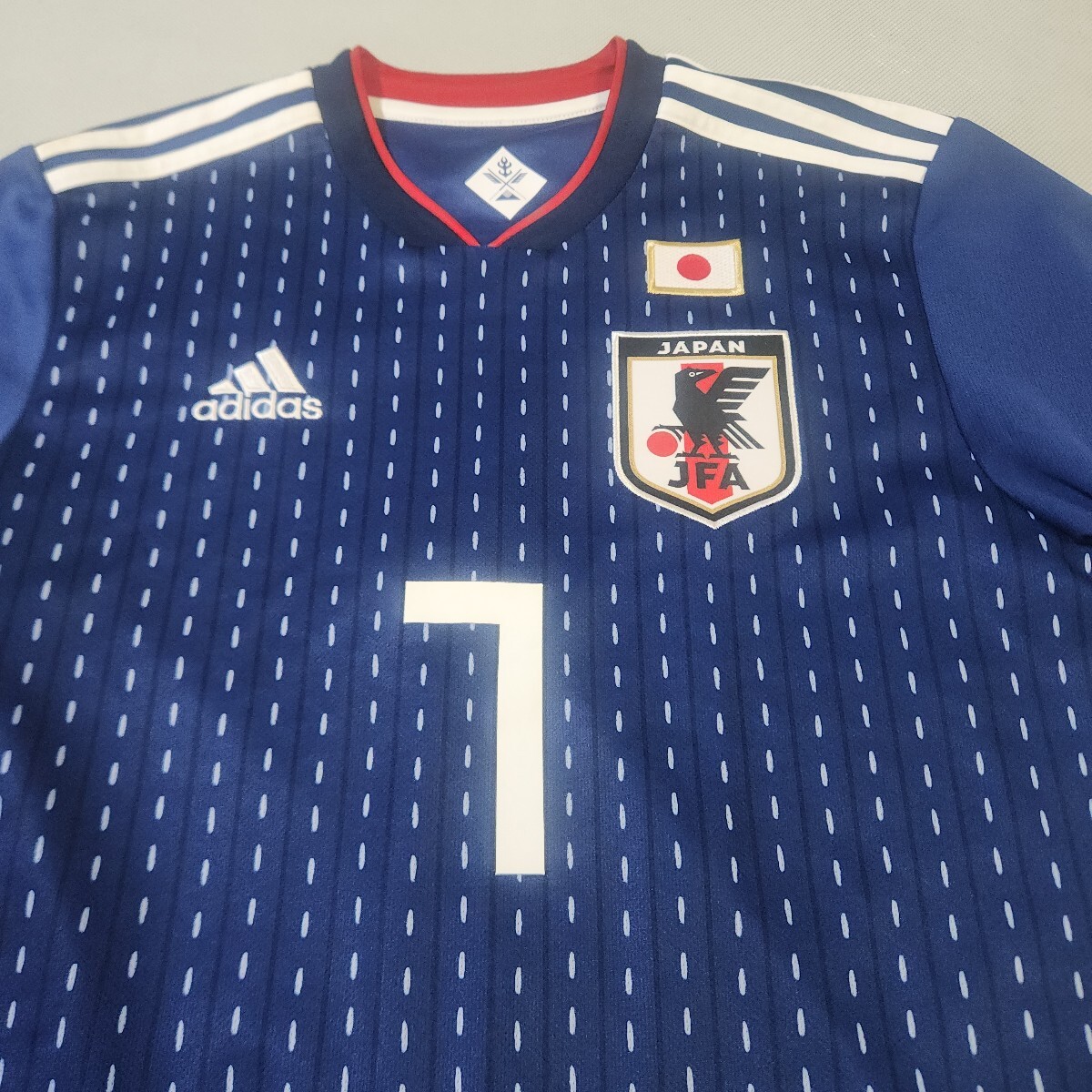 サッカー日本代表　柴崎岳選手応援レプリカユニフォーム　adidas制品Lサイズ　美品ユニフォーム