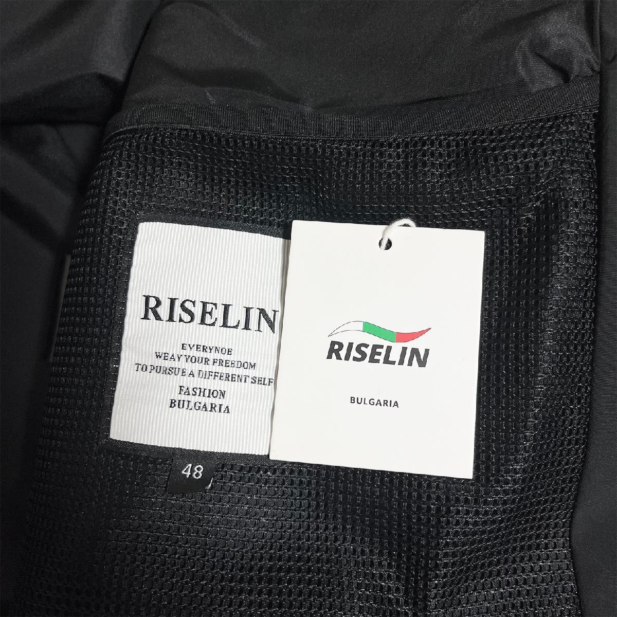 上級ヨーロッパ制※定価6萬◆ブルガリア発※RISELIN ジャケット 防風(fēng) 頑丈 光沢感 刺繍 カジュアル マウンテンパーカー 日常 春 M