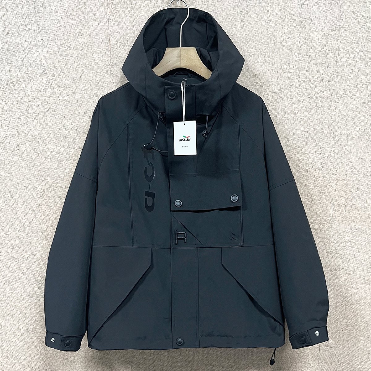 上級ヨーロッパ制※定価6萬◆ブルガリア発※RISELIN ジャケット 防風(fēng) 頑丈 光沢感 刺繍 カジュアル マウンテンパーカー 日常 春 M