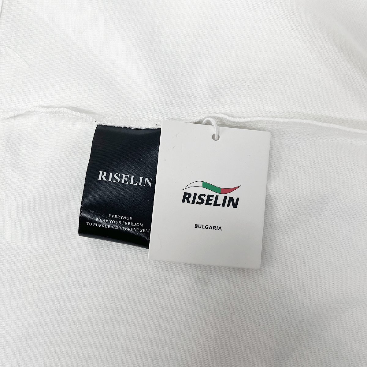 逸品ヨーロッパ制※定価2萬(wàn)◆ブルガリア発※RISELIN 半袖Tシャツ コットン100％ 快適 ソフト 通気 面白い スウェット ストリート 定番 2XL