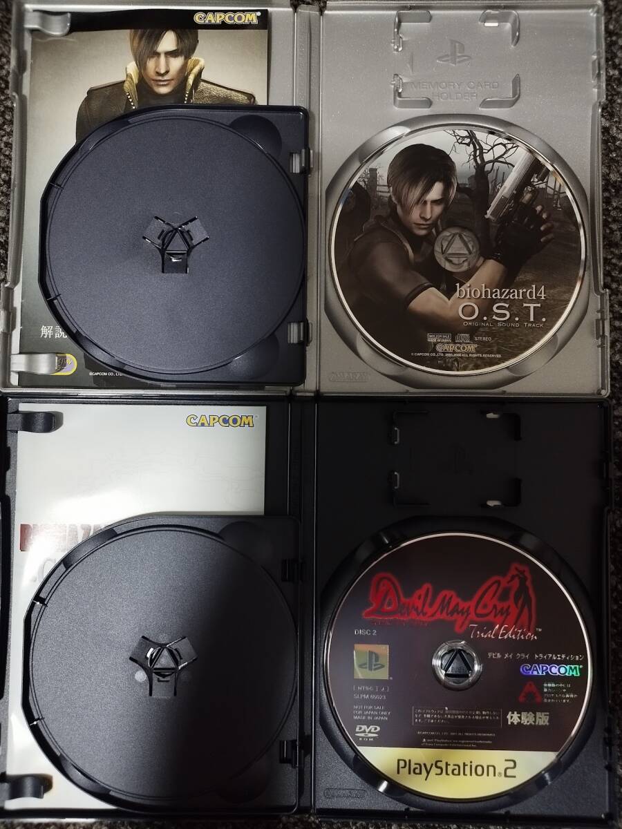 PS2ソフト4本セット バイオハザードシリーズまとめ売り 動作品 バイオ4 コード:ベロニカ完全版 アウトブレイク/FILE2_画像3