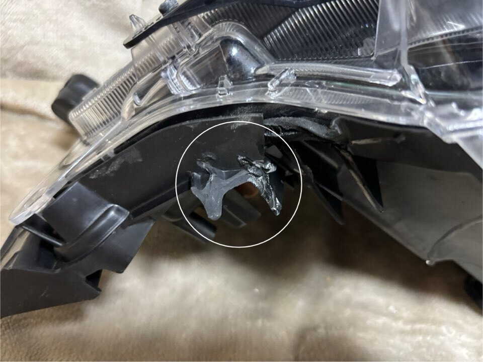 トヨタ ハイラックス GUN125 後期 左ヘッドライト LED KOITO 0K-180 81150-0KU00 刻印 KC_画像7
