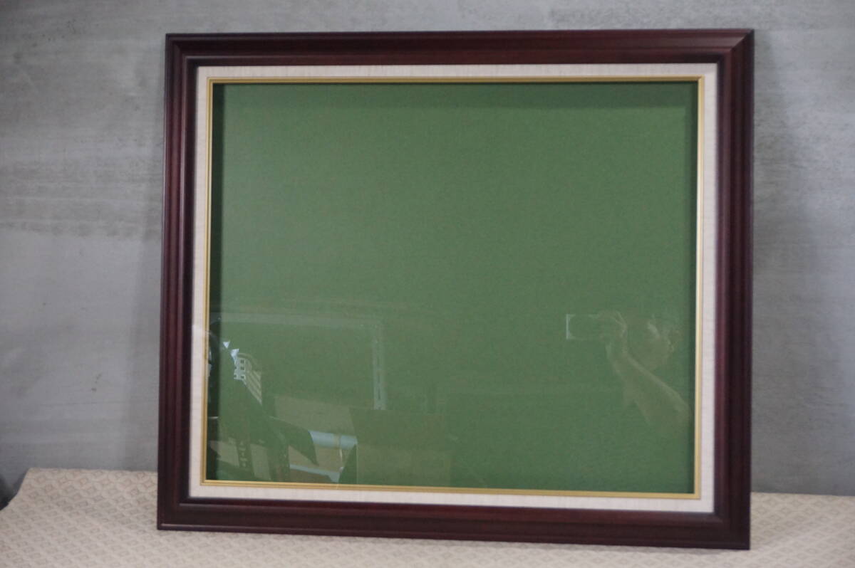 大型　木制額縁　アクリル　軽量　F20 　約87.5cm×約75.5cm　
