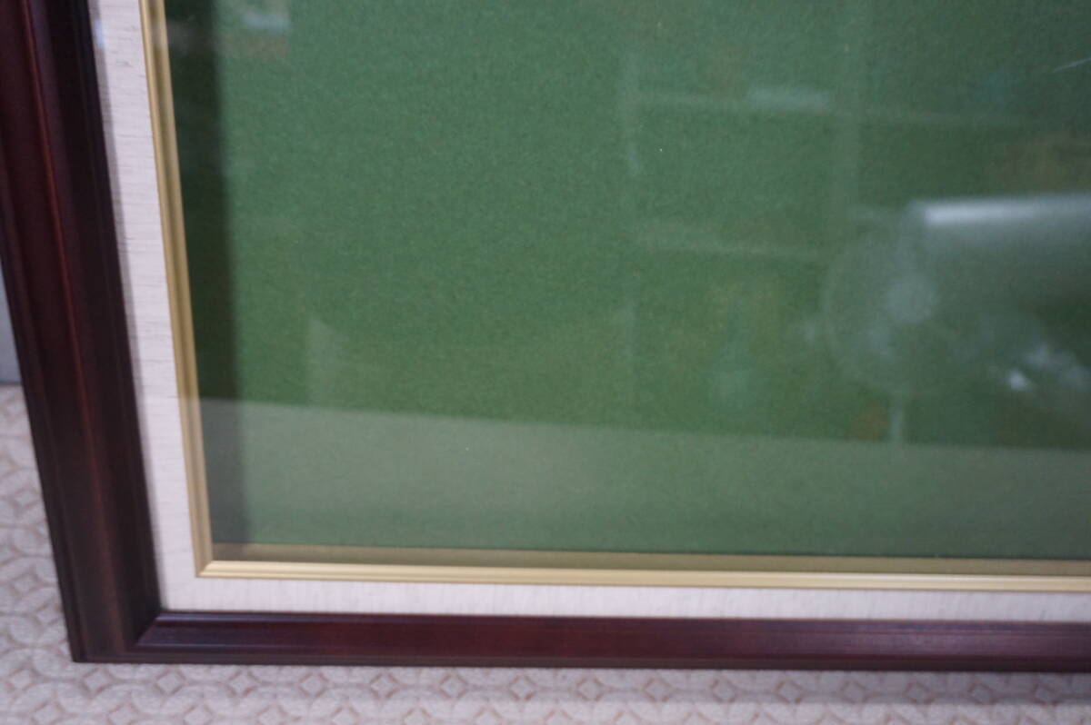 大型　木制額縁　アクリル　軽量　F20 　約87.5cm×約75.5cm　