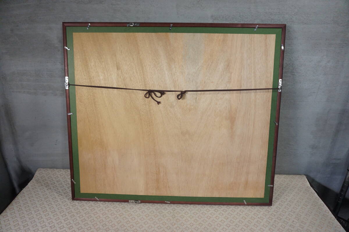 大型　木制額縁　アクリル　軽量　F20 　約87.5cm×約75.5cm　