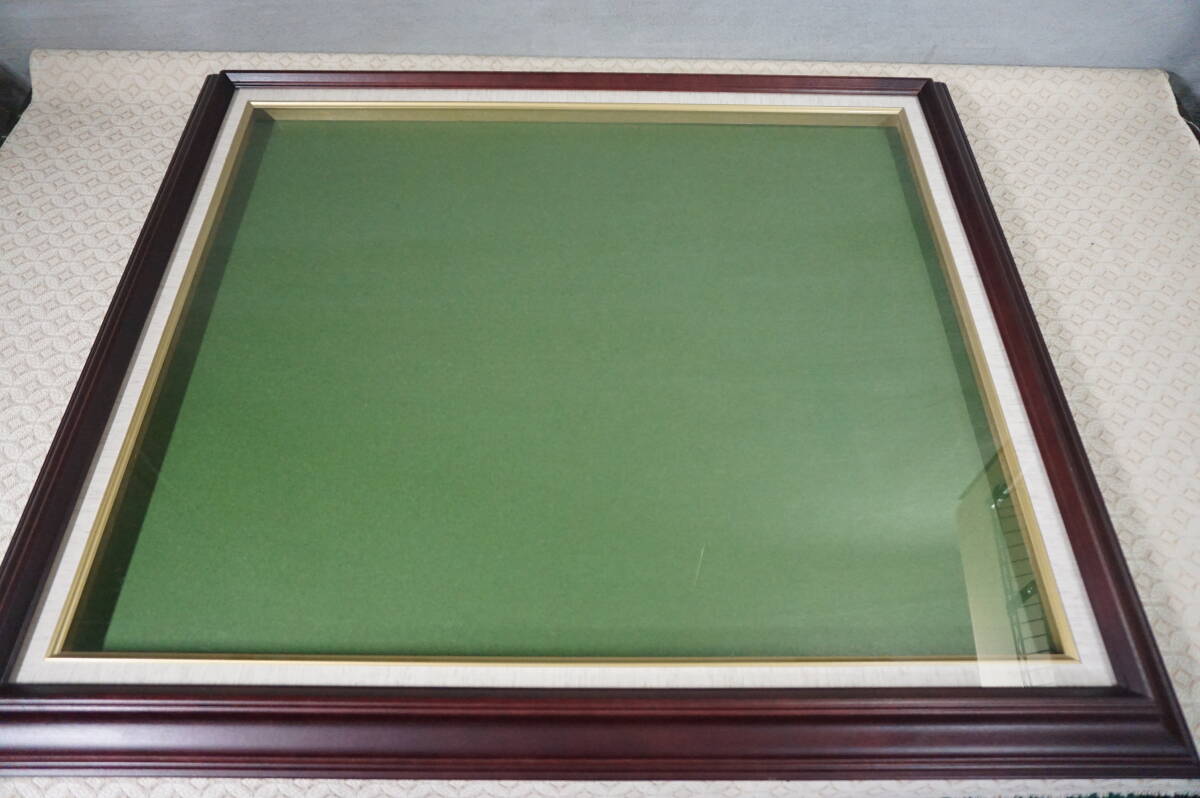 大型　木制額縁　アクリル　軽量　F20 　約87.5cm×約75.5cm　