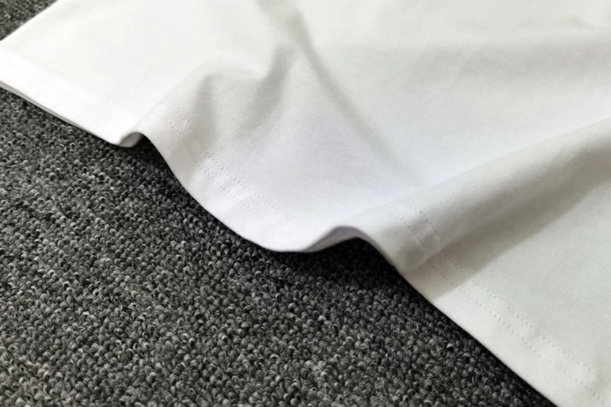 ★アニエスベー★ハート付き長袖Tシャツ(レディース）白Lサイズ