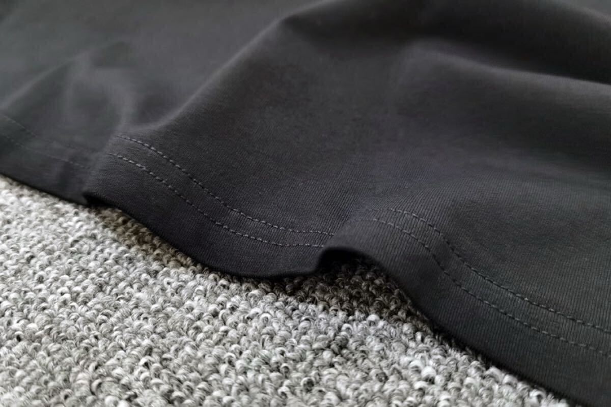 ★アニエスベー★ハート付き長(zhǎng)袖Tシャツ(レディース） 黒Mサイズ