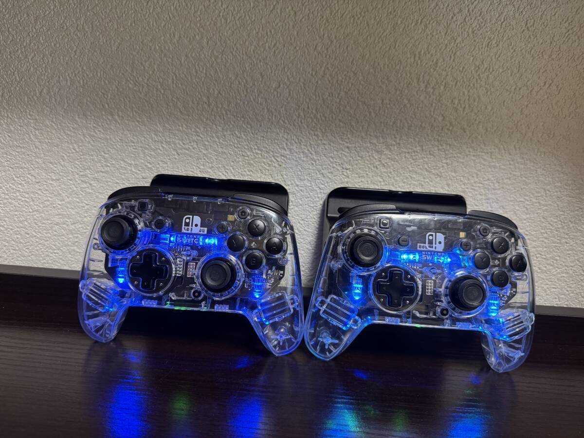 SWITCH PDP Afterglow ワイヤレスプロコントローラー_画像1