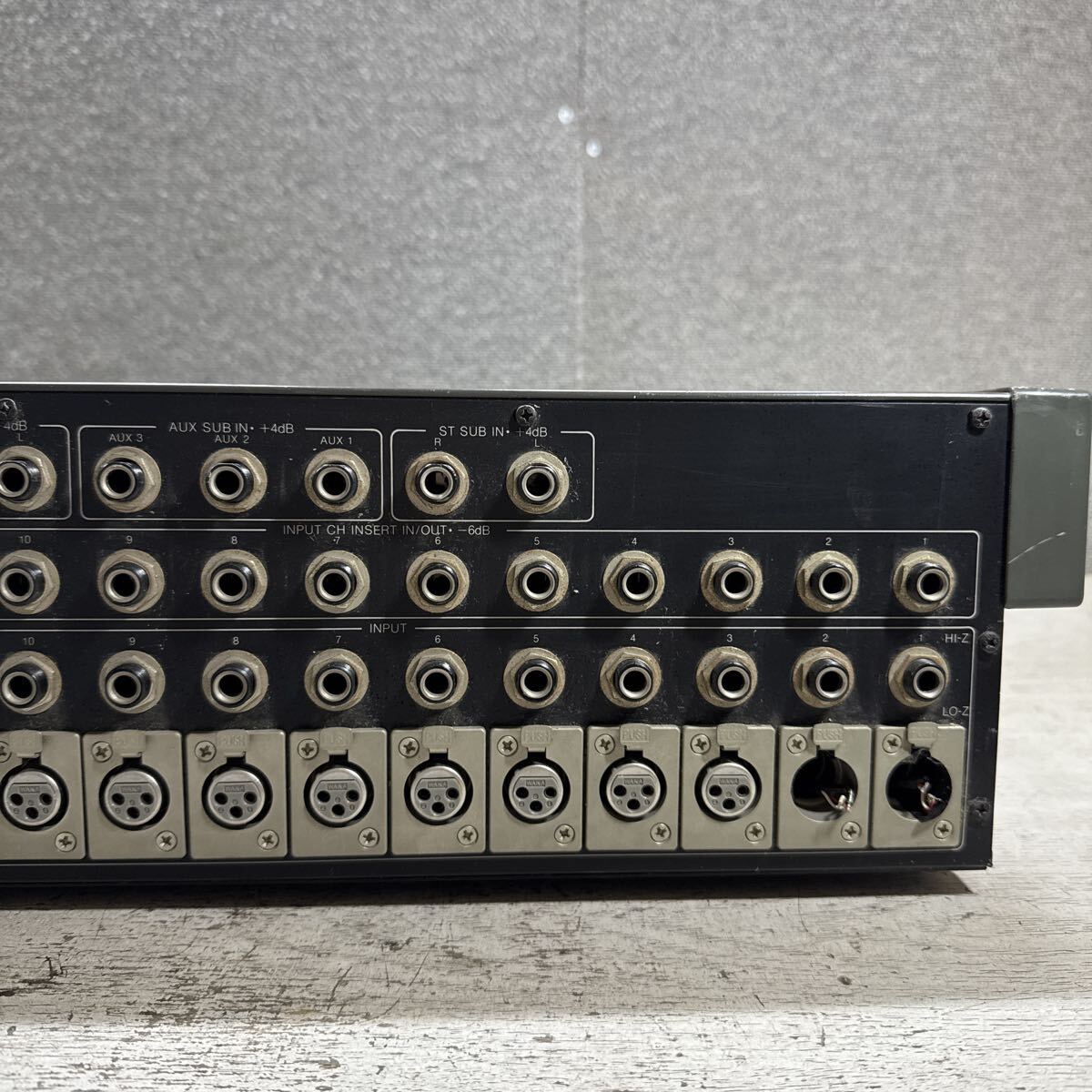 JZ-972 激安 YAMAHA MIXER MC1202 通電、電源OK 中古現状品 ※3回再出品で処分_画像8