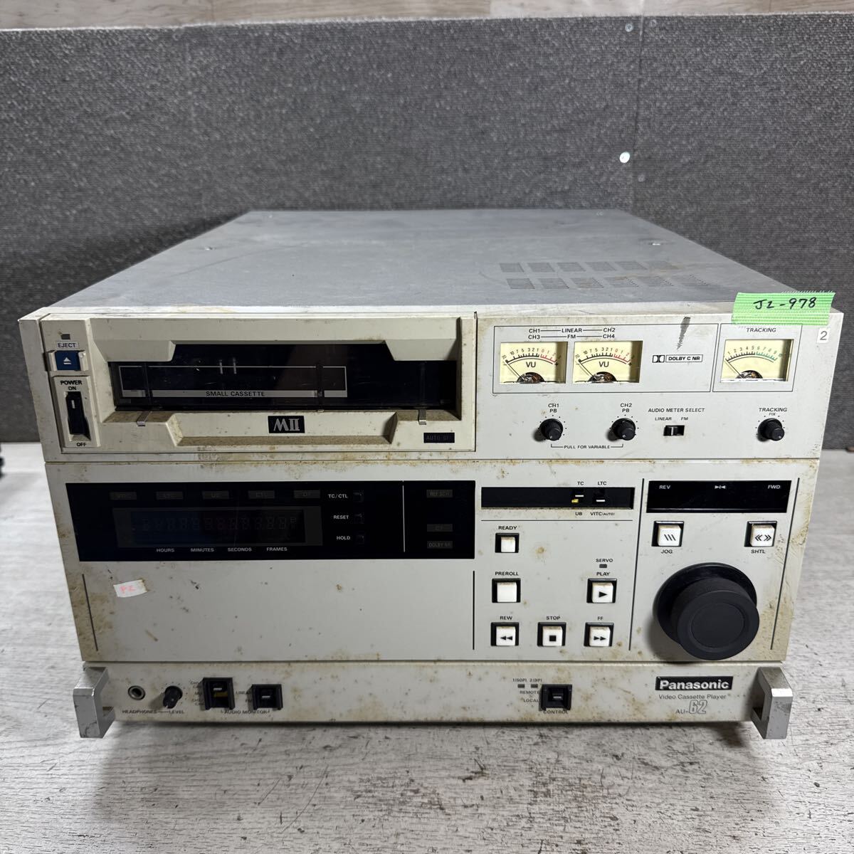 JZ-978 激安 Panasonic Video Cassette Player AU-62 通電不可 中古現状品 ※3回再出品で処分_画像1