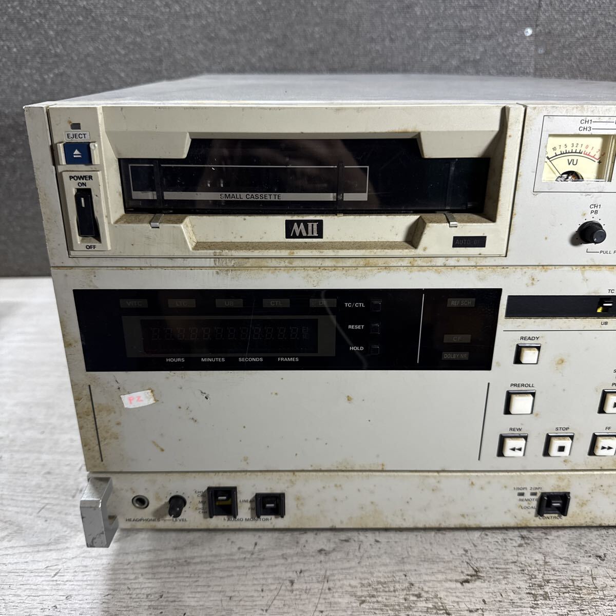 JZ-978 激安 Panasonic Video Cassette Player AU-62 通電不可 中古現状品 ※3回再出品で処分_画像2