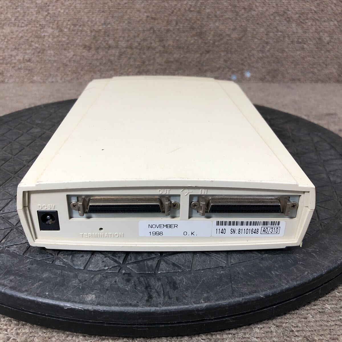 98-2094 激安 レトロPC パーツ 外付け MOドライブ 640MB OLYMPUS 640MO TURBO LE MOS351S 動(dòng)作未確認(rèn) ジャンク