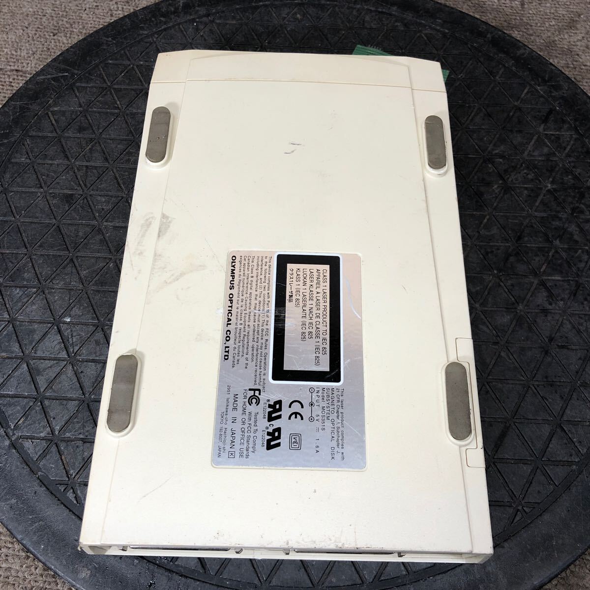 98-2094 激安 レトロPC パーツ 外付け MOドライブ 640MB OLYMPUS 640MO TURBO LE MOS351S 動(dòng)作未確認(rèn) ジャンク