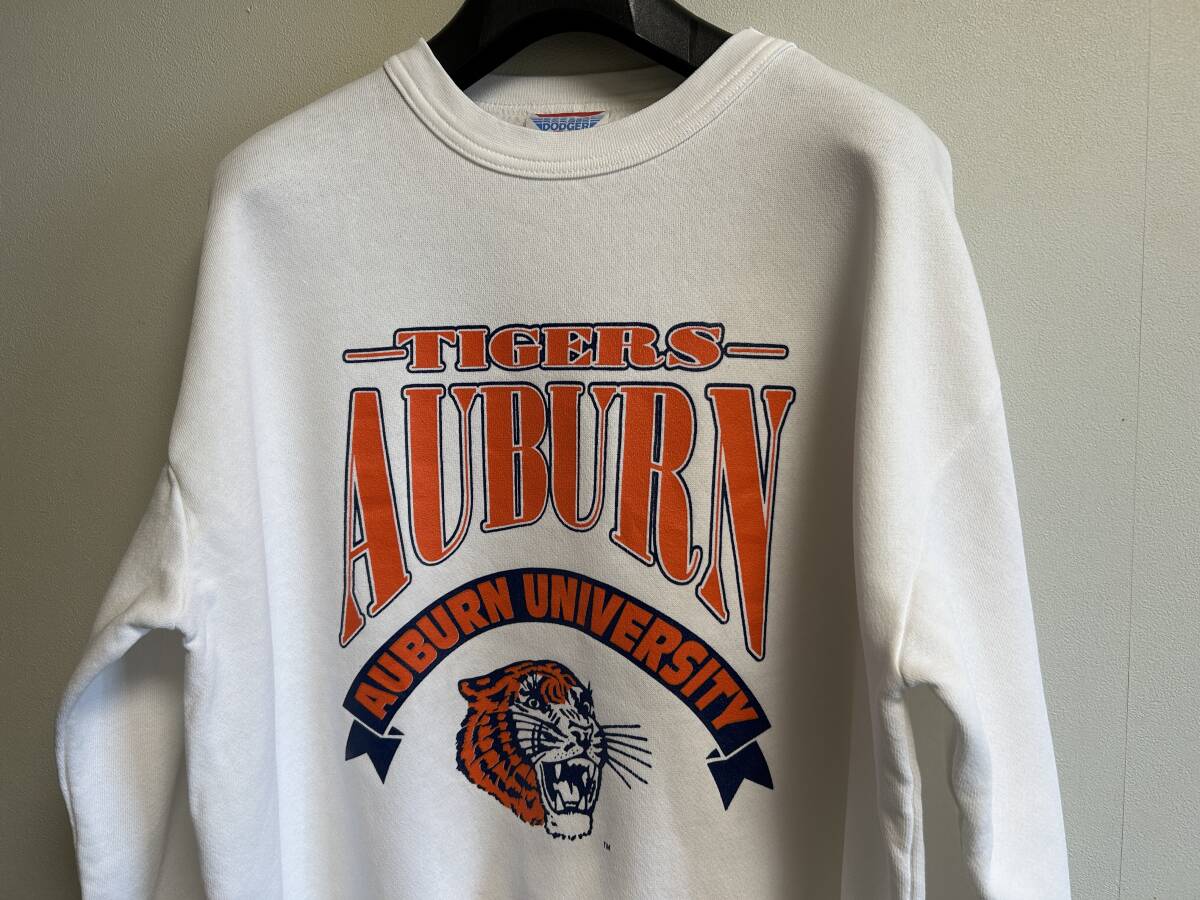 80s 90s USA製 vintage ヴィンテージ Auburn University オーバーン大学 TIGERS カレッジ Sweat スウェット トレーナー アメフト _画像1