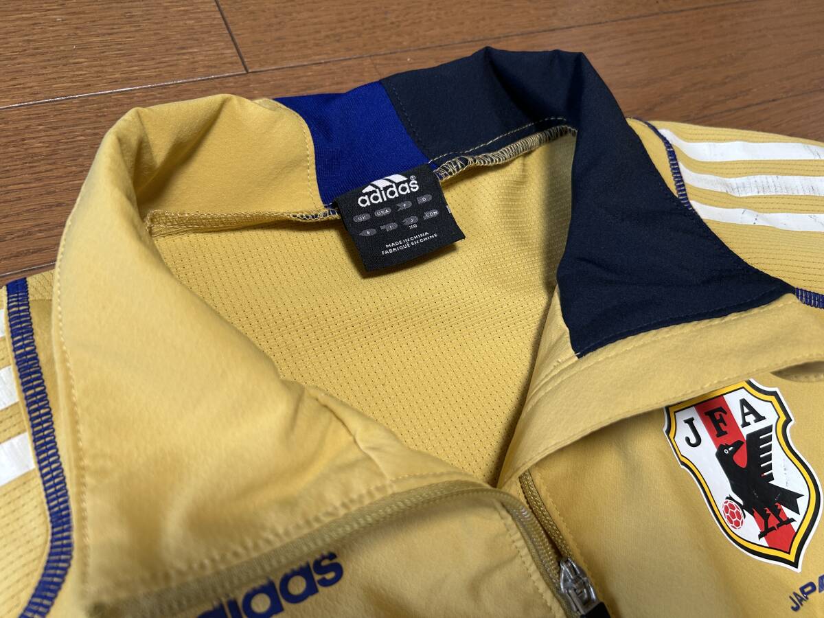 adidas アディダス サッカー JAPAN 日本代表 2010 南アフリカ大会 JFA オフィシャル アンセムジャケット XO ナイロン トラックJKT_画像4