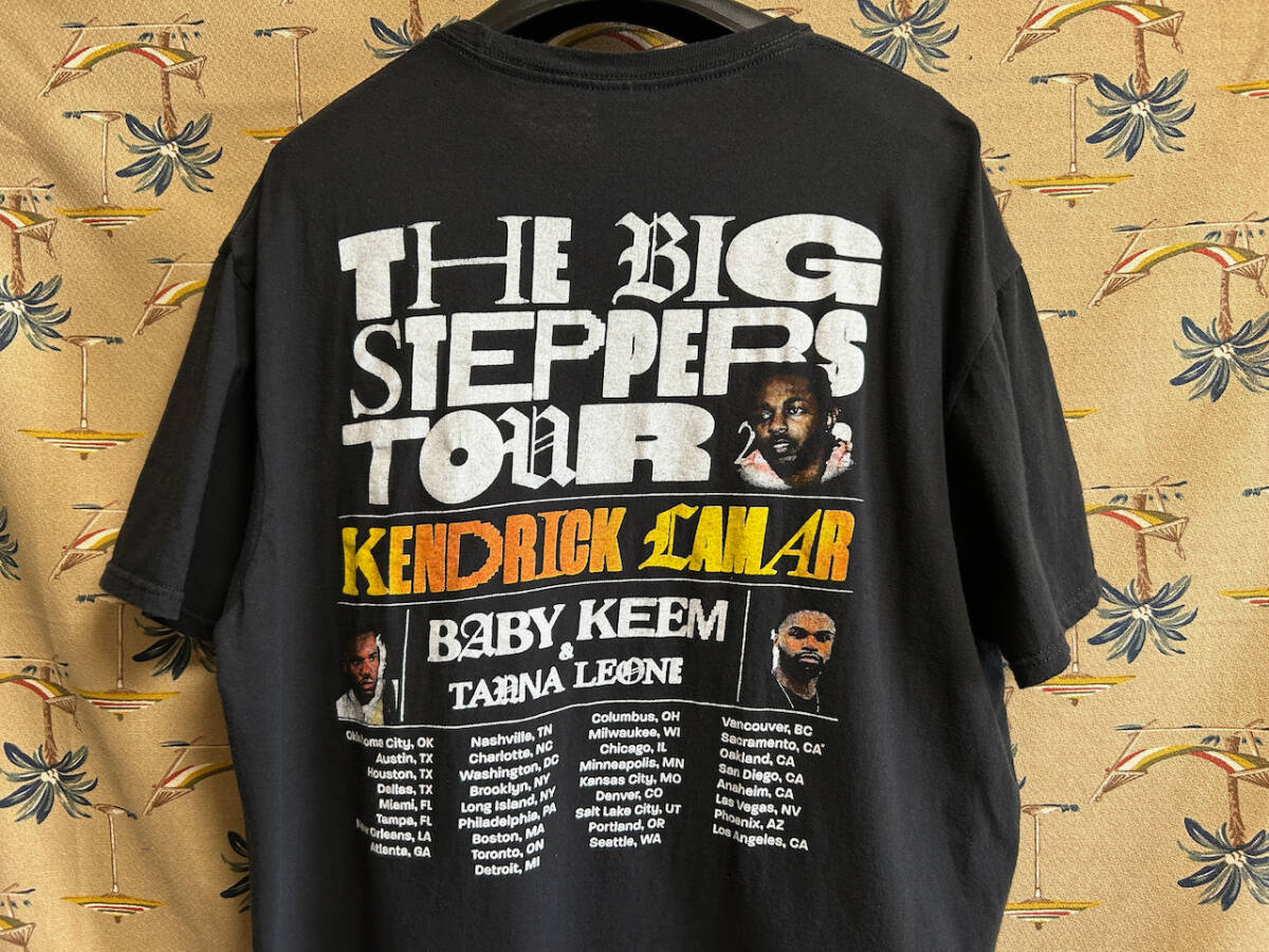 The Big Steppers Tour ケンドリック・ラマー KENDRICK LAMAR+BABY KEEM Tシャツ ツアーT RAP ラップT HIPHOP ヒップホップ R&B_画像3