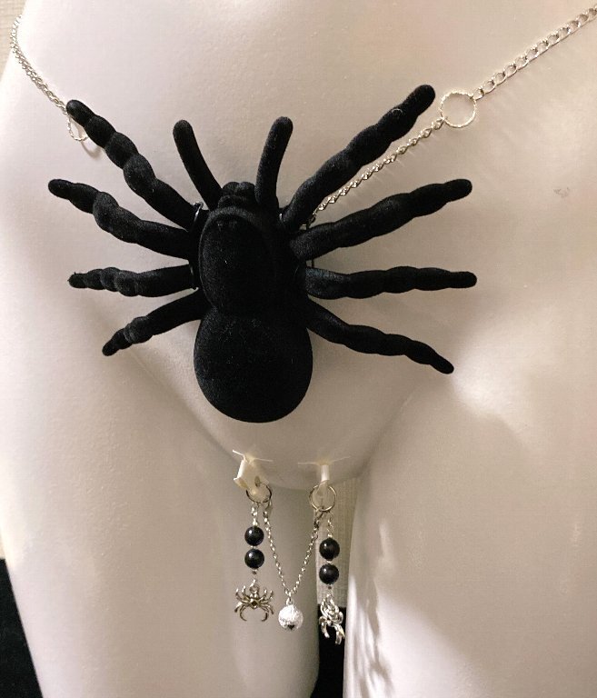 【ハンドメイド】seXyアクセサリ★ラビアリング　LBAR063　蜘蛛_画像6